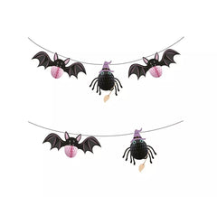 3 m Fledermaus- und Spinnenanhänger