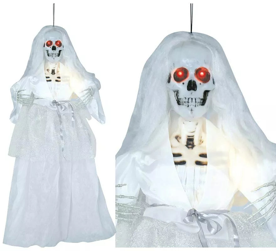 Translation missing: de.Colgante de Novia Esqueleto con Luz y Sonido 90 cm