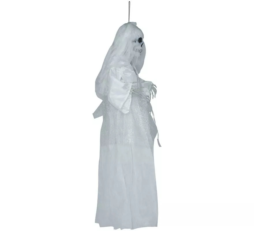 Colgante de Novia Esqueleto con Luz y Sonido 90 cm