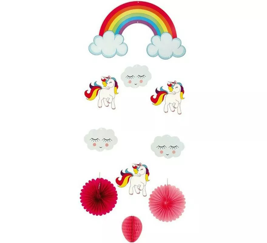 Translation missing: de.Colgante de Unicornios con Nubes de 40x72 cm