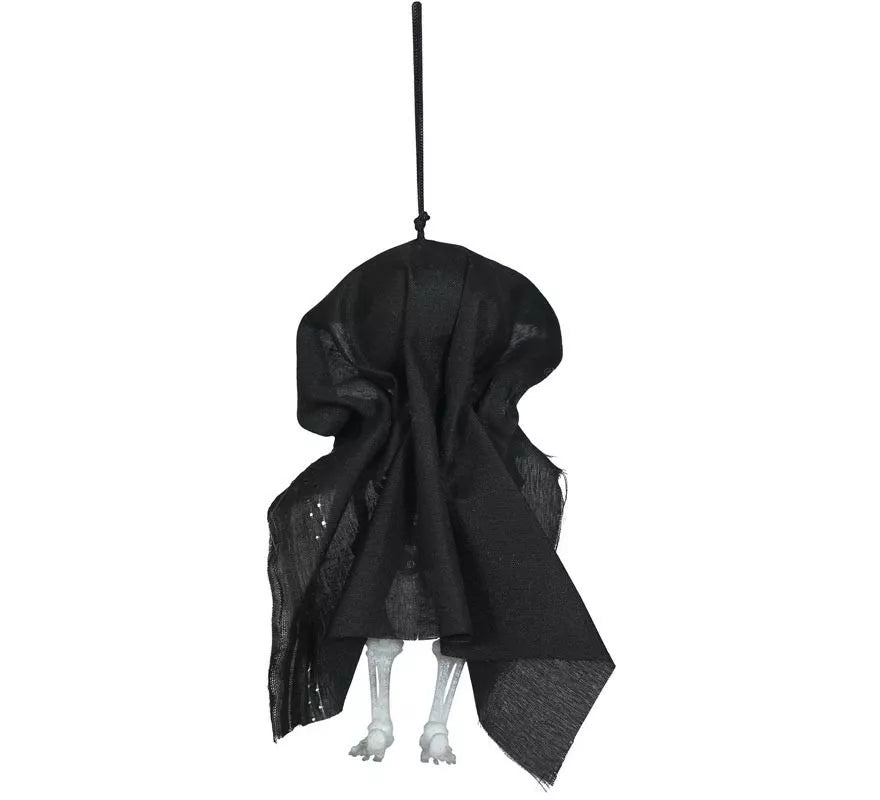Colgante Esqueleto Cabezón con Capucha 15 cm