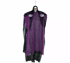 Lila Skelett-Anhänger mit Licht von 230 cm