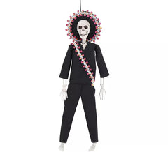 40 cm großer mexikanischer Skelett-Anhänger