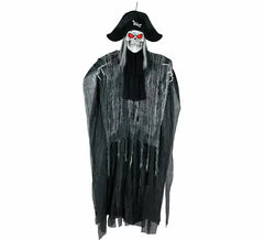 Piraten-Skelett-Anhänger mit Licht und Ton, 185 cm