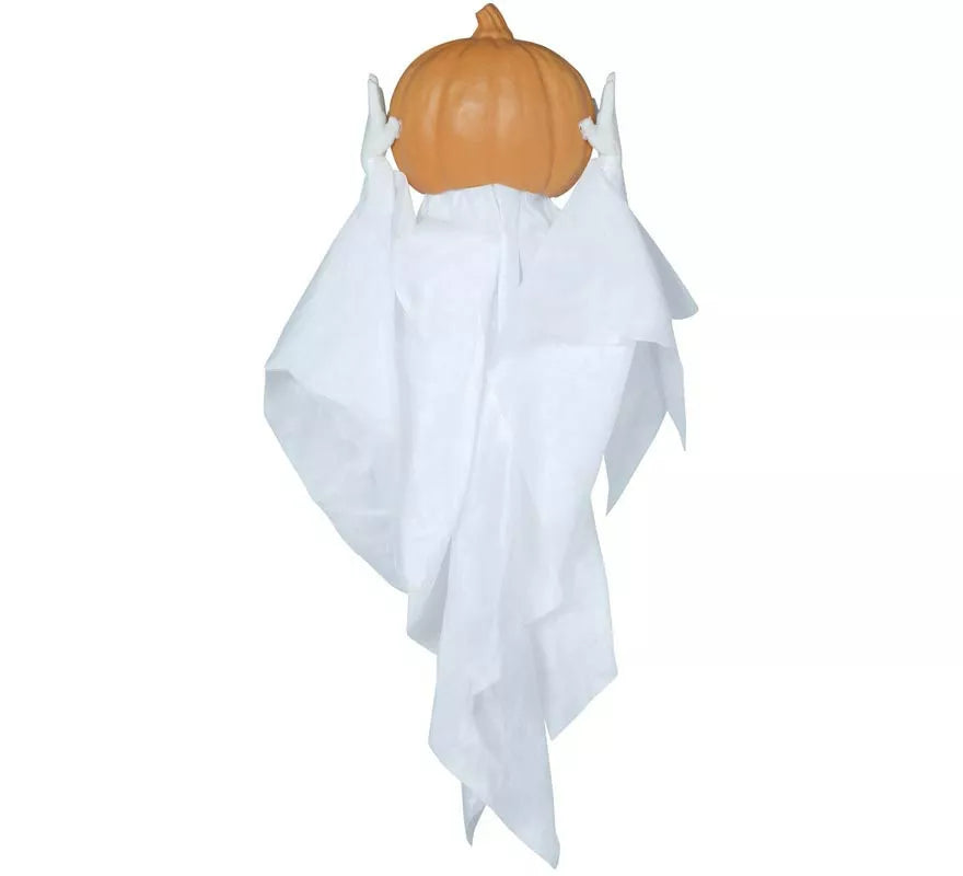Translation missing: de.Colgante Fantasma Calabaza con Luz, Sonido y Movimiento 90 cm