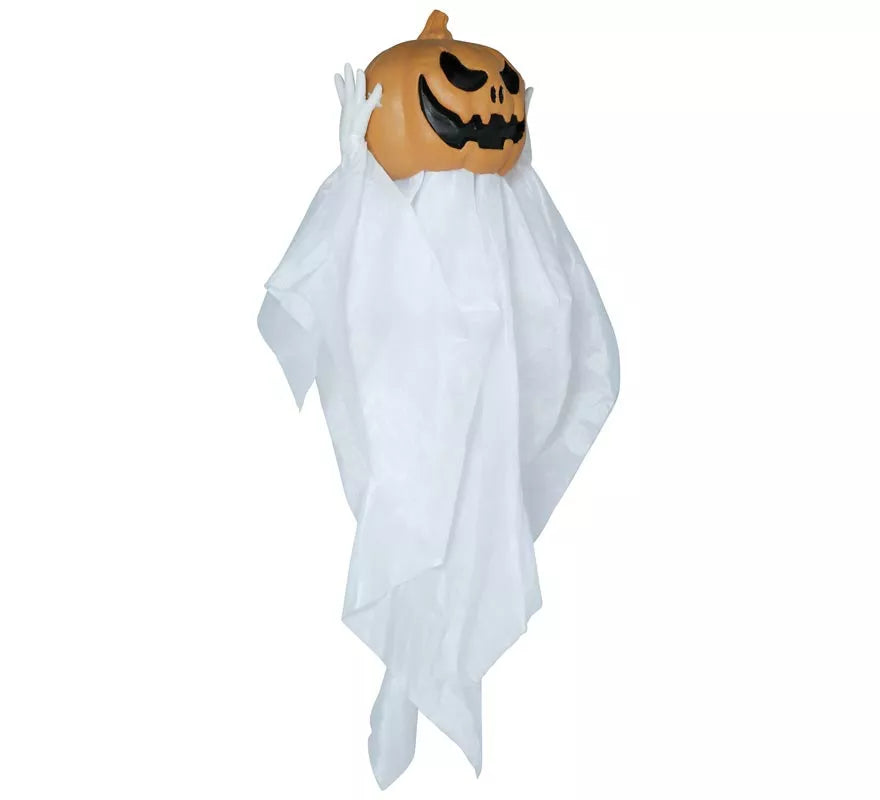 Translation missing: de.Colgante Fantasma Calabaza con Luz, Sonido y Movimiento 90 cm