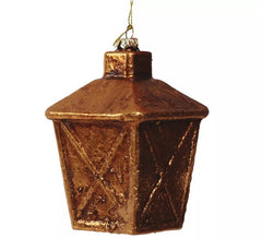 12 cm goldener Laternenanhänger