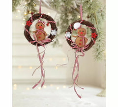 Lebkuchenanhänger, Krone, verschiedene Ausführungen, 15 cm