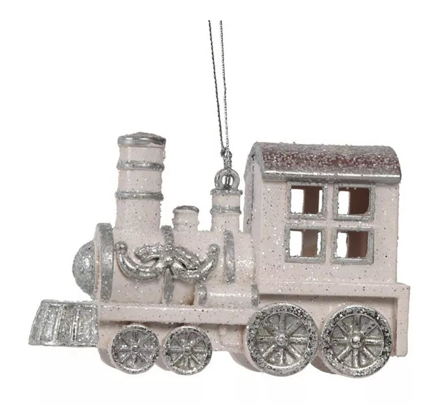 Translation missing: de.Colgante Locomotora Blanca de 12 cms