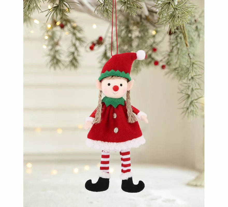 Translation missing: de.Colgante Navideño de Elfa de 16 cm