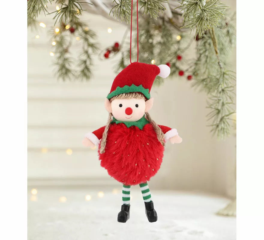 Translation missing: de.Colgante Navideño de Elfa Esponjosa de 16 cm