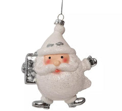 Weißer Noel Anhänger von 13 cm