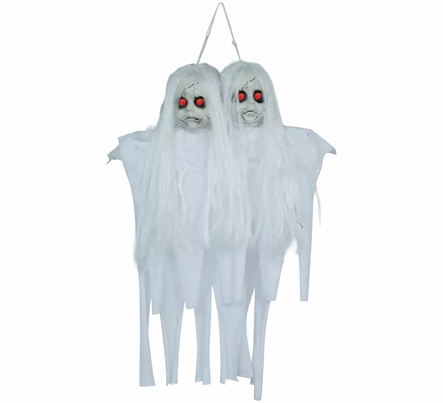 Translation missing: de.Colgante Pareja de Muñecas Gemelas Terror de 55 cm