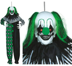 Grüner Clown-Anhänger mit Licht, Ton und Bewegung, 165 cm