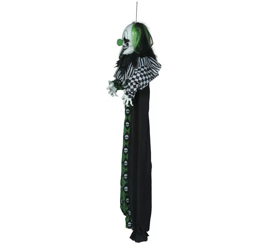 Translation missing: de.Colgante Payaso Verde con Luz, Sonido y Movimiento 165 cm