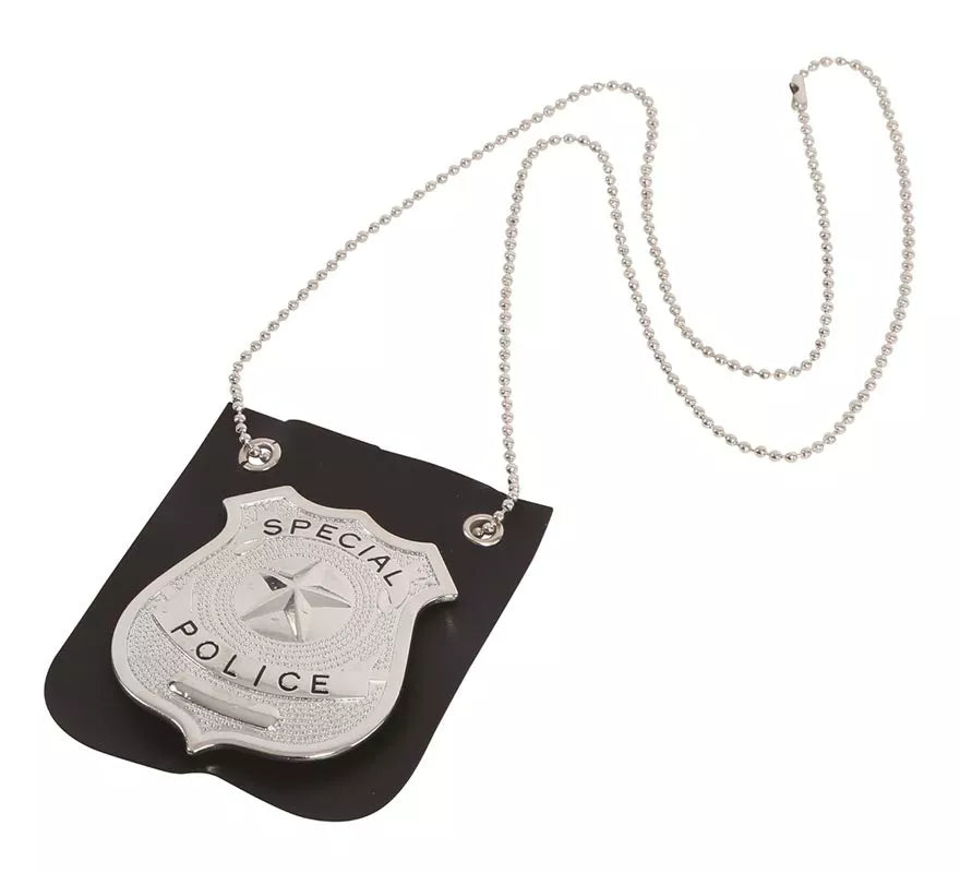 Translation missing: de.Colgante Placa de Policía