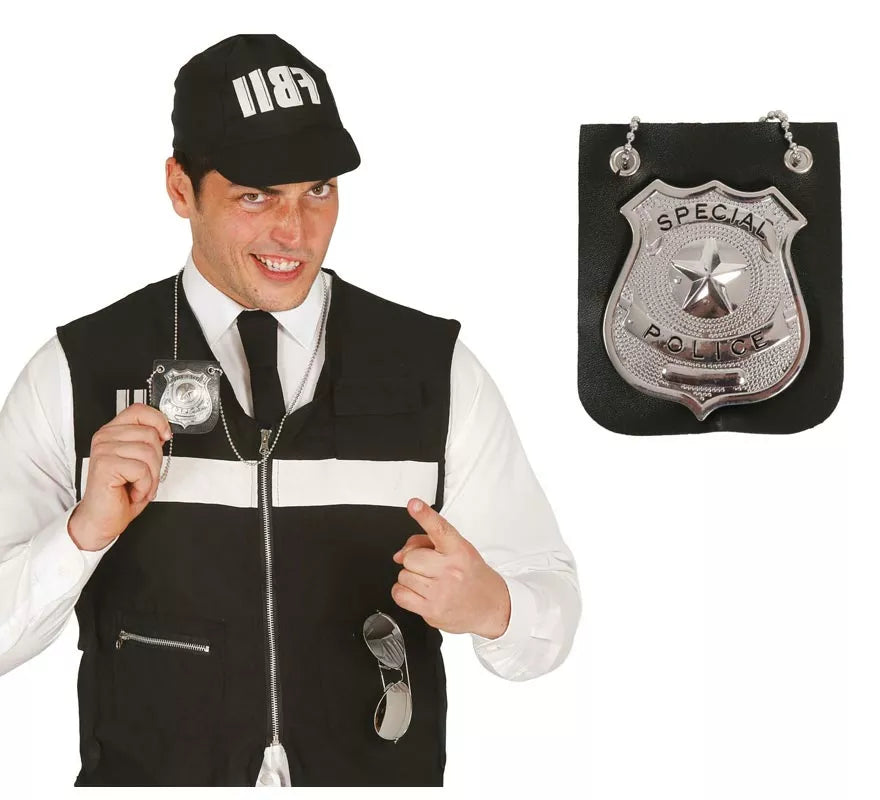 Translation missing: de.Colgante Placa de Policía