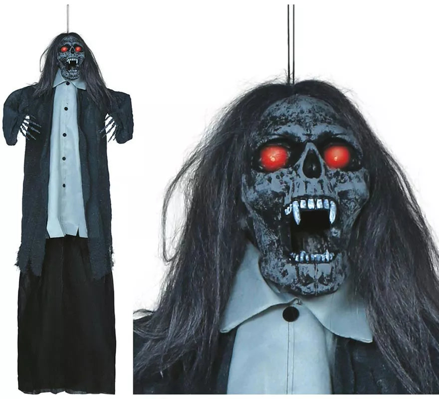 Colgante Vampiro Zombie con Luz, Sonido y Movimiento 160 cm