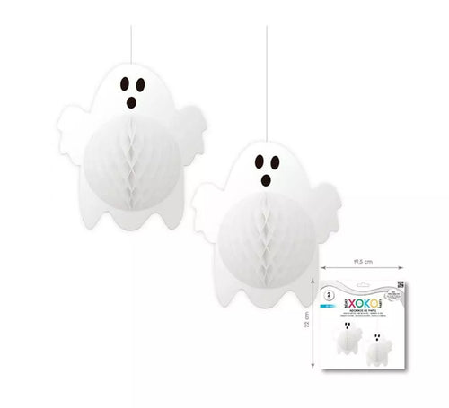 Colgantes Farol 2 Fantasmitas de 20 cm