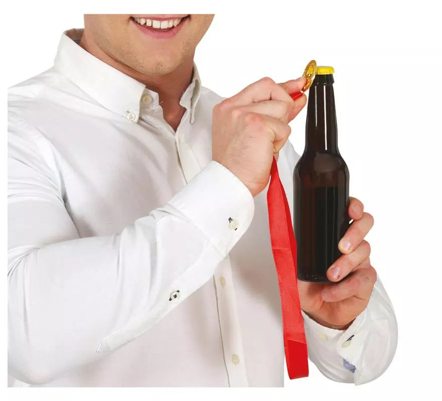 Translation missing: de.Collar Abre Botellas con cinta roja
