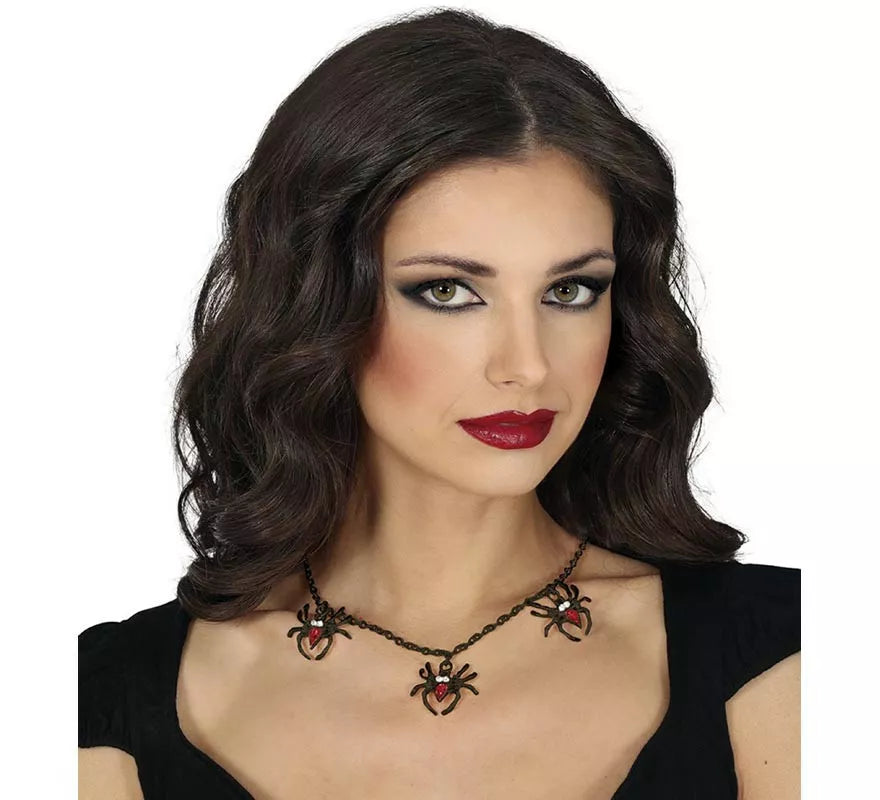 Collar Arañas Negras