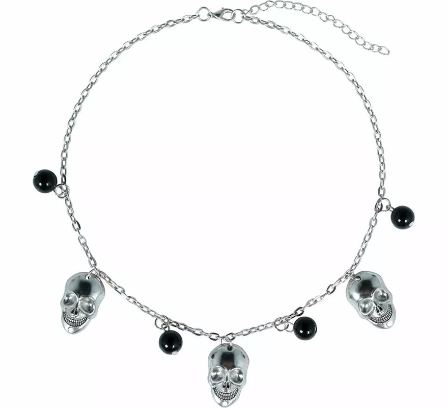 Translation missing: de.Collar Calaveras y Bolas negras