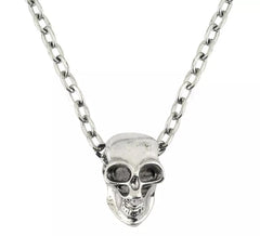 Goldene Totenkopf-Halskette