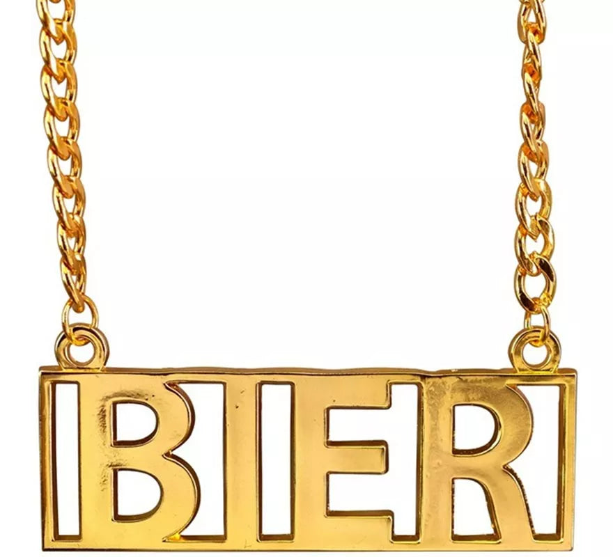 Collar con Colgante 'Bier' de 65 cm