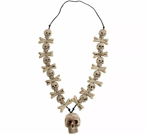 Collar con Colgante de Calaveras