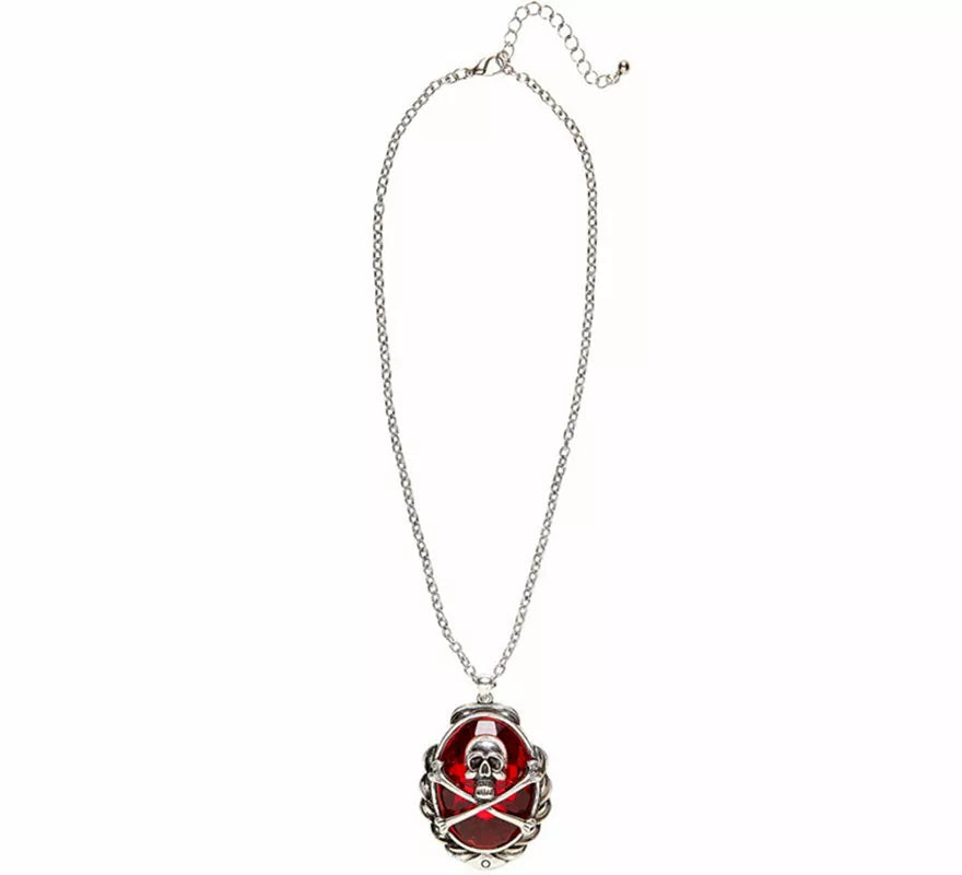 Translation missing: de.Collar con Colgante de Gema Calavera