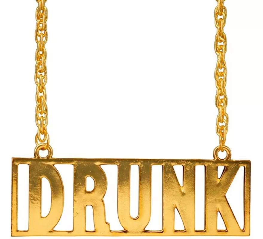 Translation missing: de.Collar con Colgante 'Drunk' de 65 cm