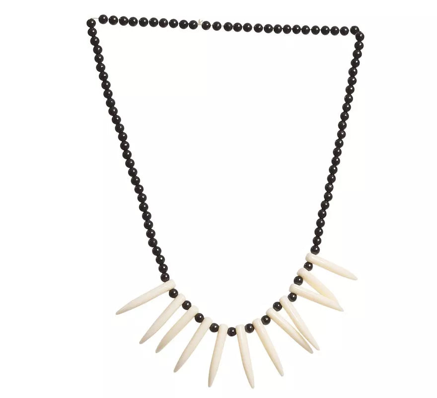 Collar con Colmillos Blancos