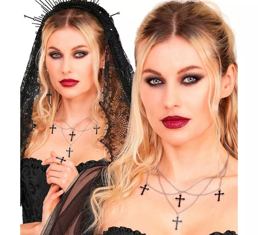 Translation missing: de.Collar con Cruces negras