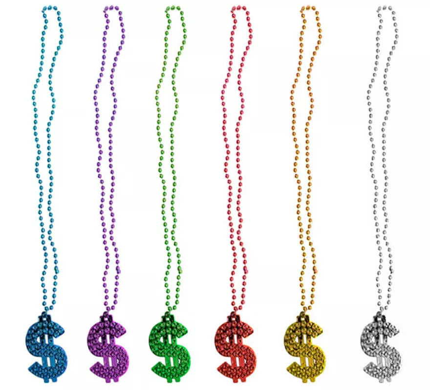 Translation missing: de.Collar con Símbolo del Dólar en colores surtidos