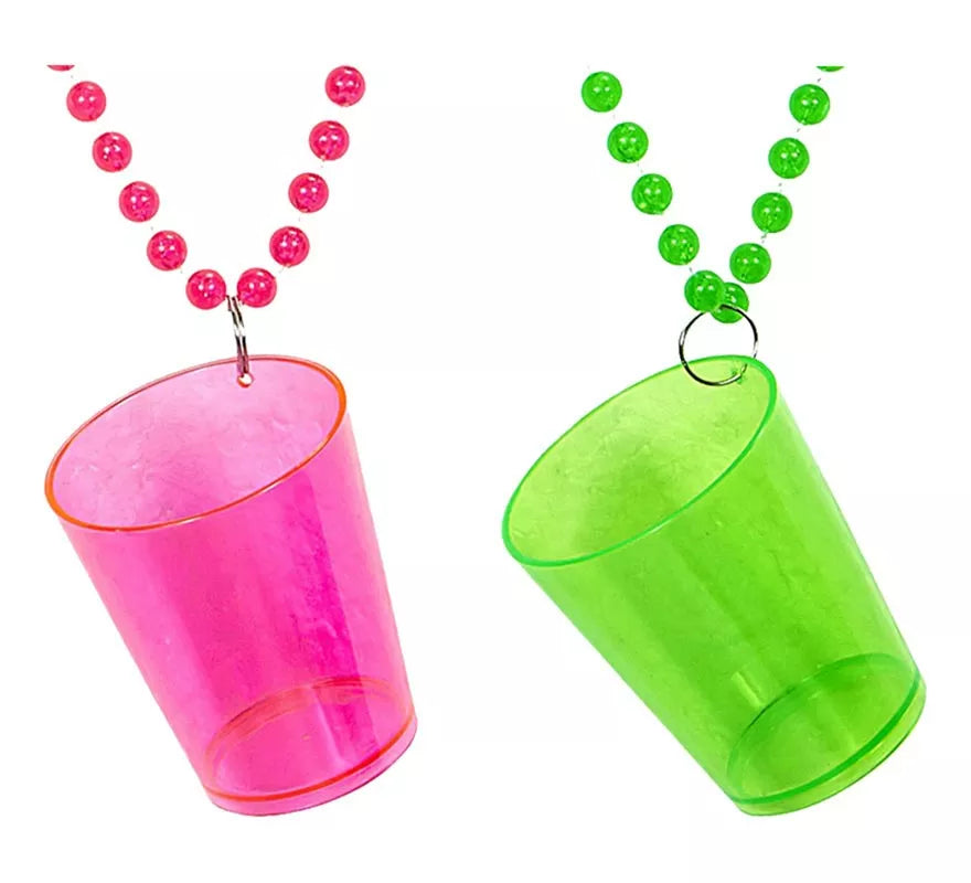 Translation missing: de.Collar con Vaso de Chupito Shot en varios colores neones