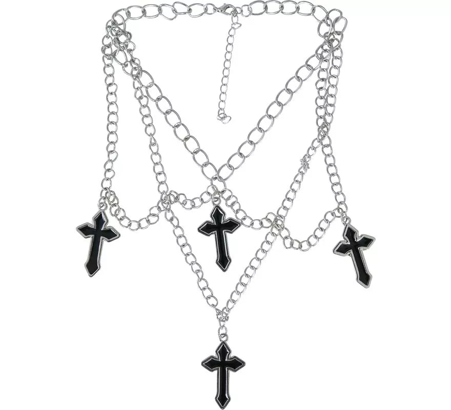 Translation missing: de.Collar de 4 Cruces Gótico