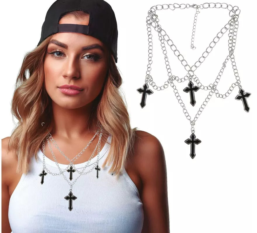 Translation missing: de.Collar de 4 Cruces Gótico