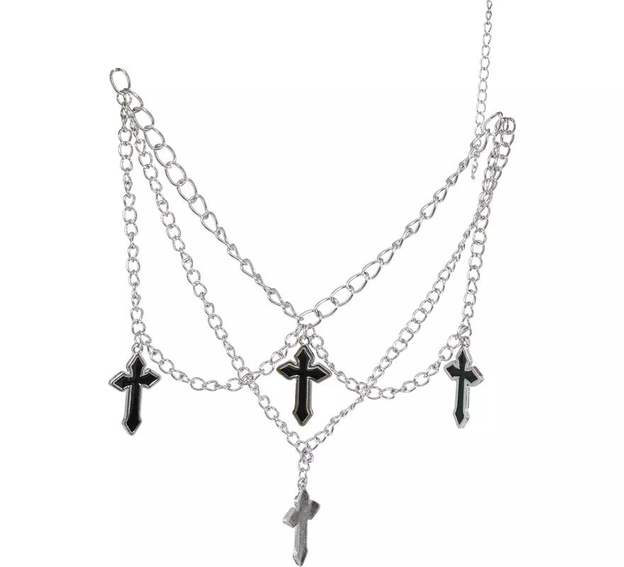 Translation missing: de.Collar de 4 Cruces Gótico
