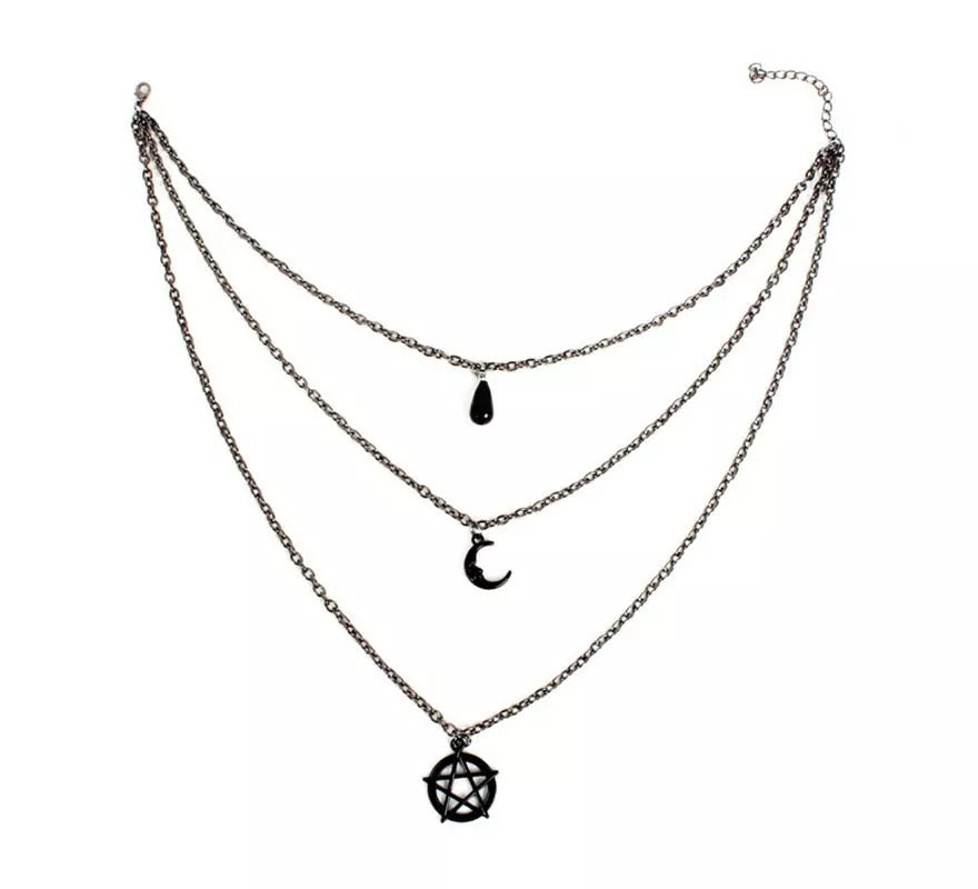 Translation missing: de.Collar de bruja símbolos oscuros