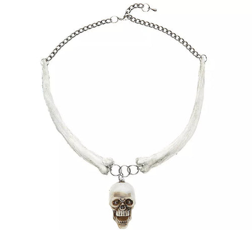Collar de Calavera y Huesos