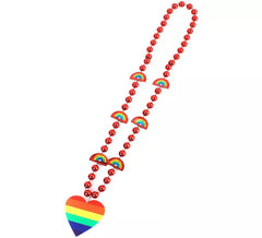 Regenbogen-Herz-Halskette