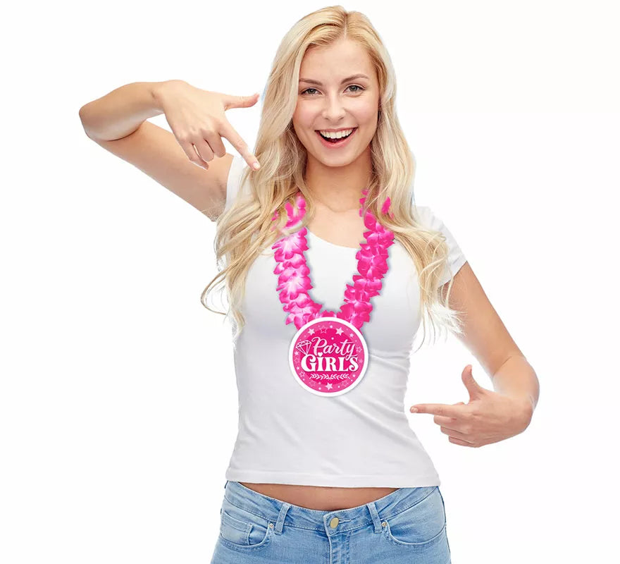 Translation missing: de.Collar de Flores rosa Party Girls