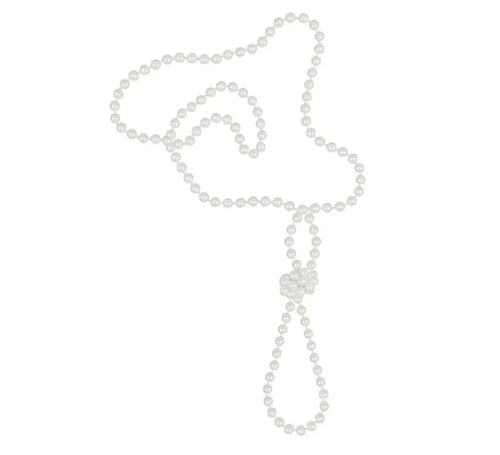 Collar de Perlas blancas de 65 cm