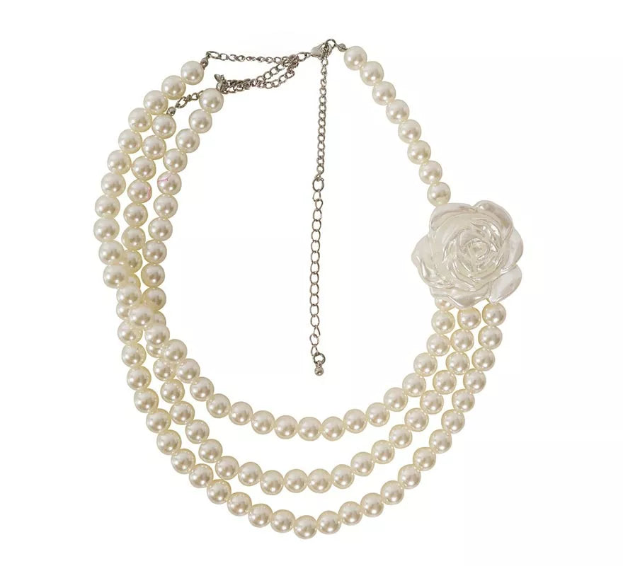 Translation missing: de.Collar de Perlas con Flor