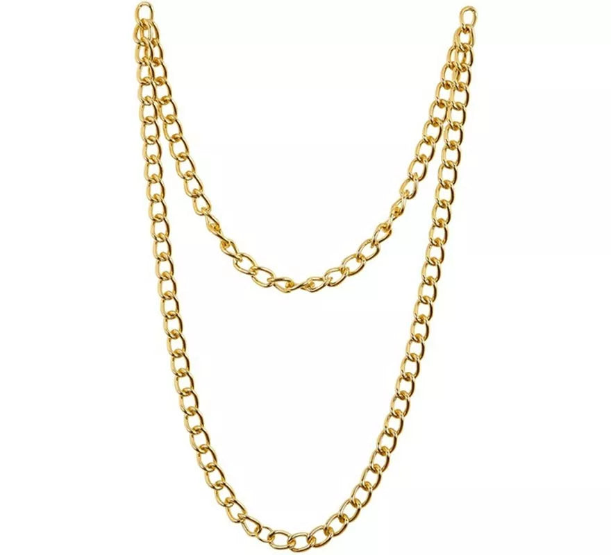 Translation missing: de.Collar de Rapero dorado de 120 cm