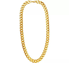 60 cm lange goldene Rapper-Halskette