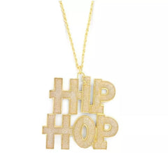 7,5 x 7 cm große Hip-Hop-Rapper-Halskette
