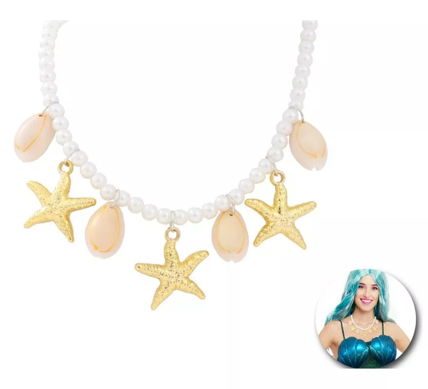 Translation missing: de.Collar de Sirena estrellas y perlas