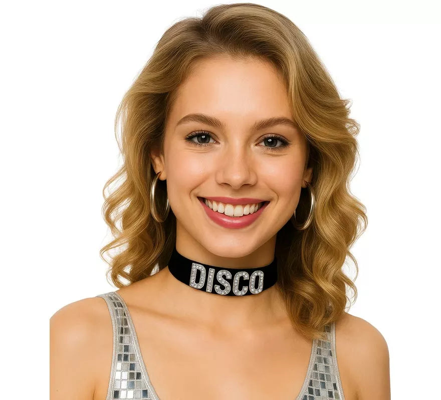 Translation missing: de.Collar Disco negro