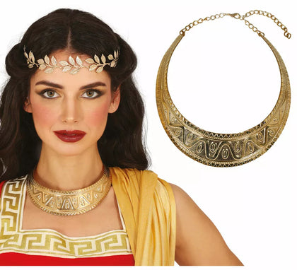Collar Egipcio de metal adulto